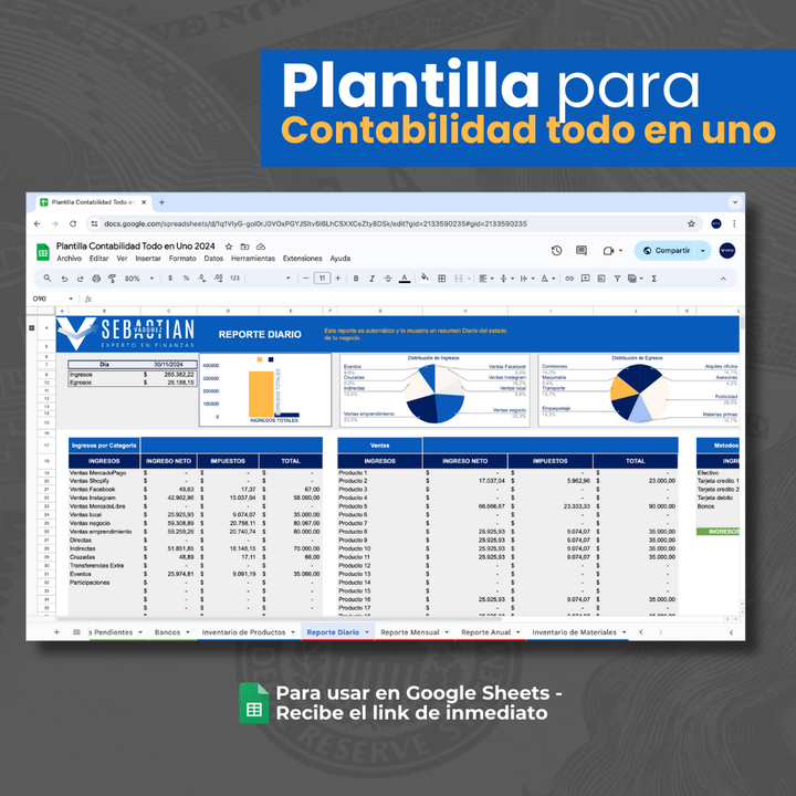 Plantilla para Contabilidad todo en uno