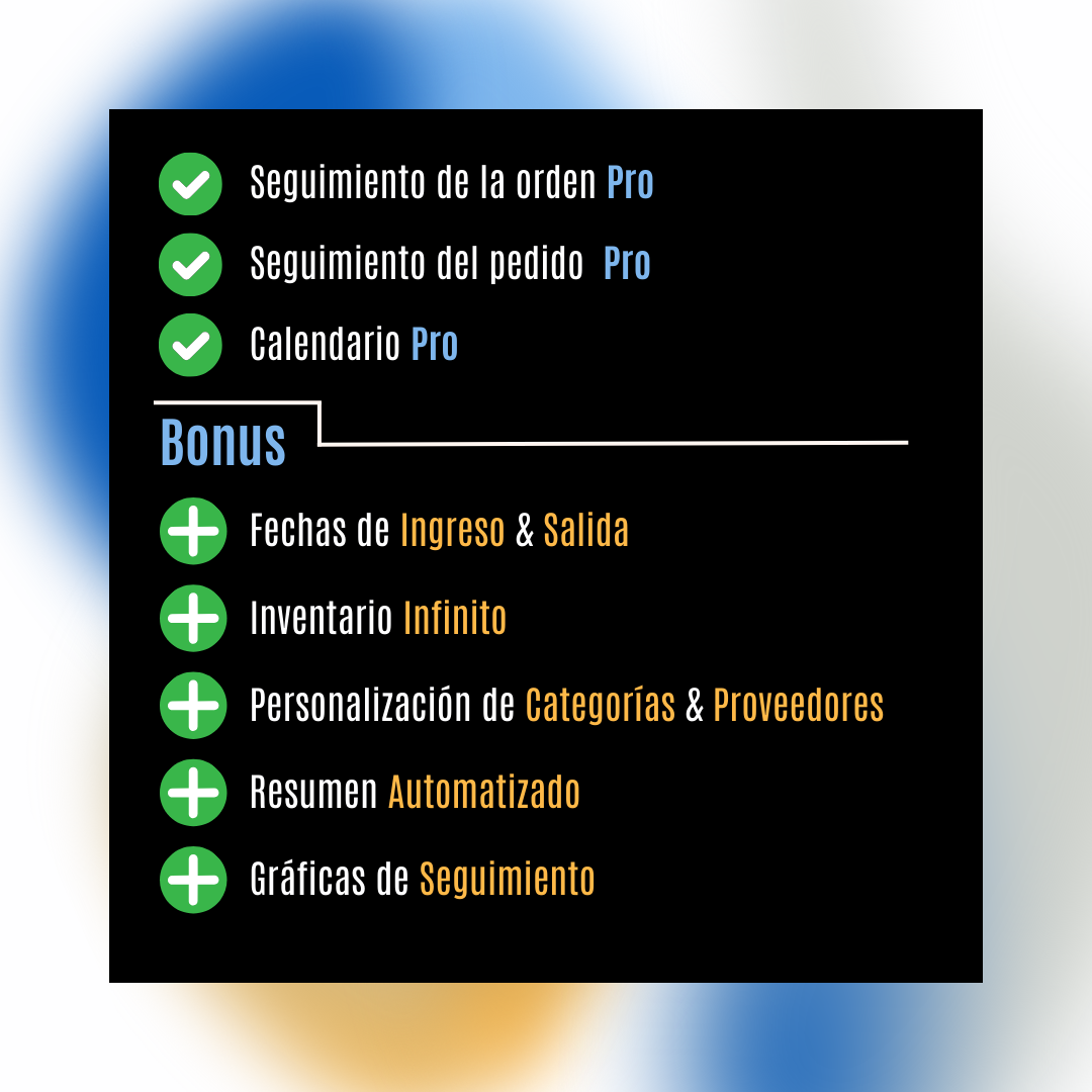 Plantilla para Seguimiento de inventario