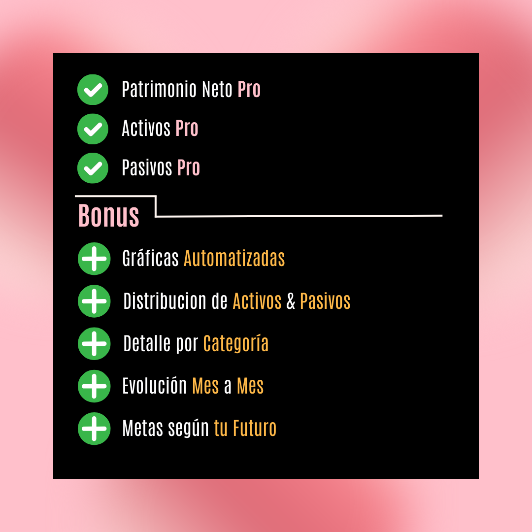 Plantilla para Aumentar patrimonio